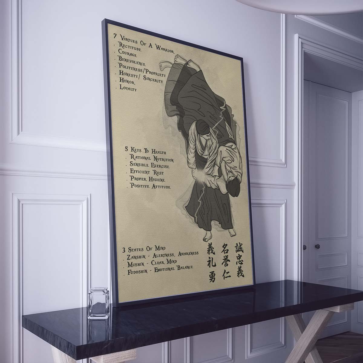 Aikido Wall Art - Aikido Poster - Aikido Canvas - 753 CODE - AI006 - Vertical Poster - Vertical Canvas
