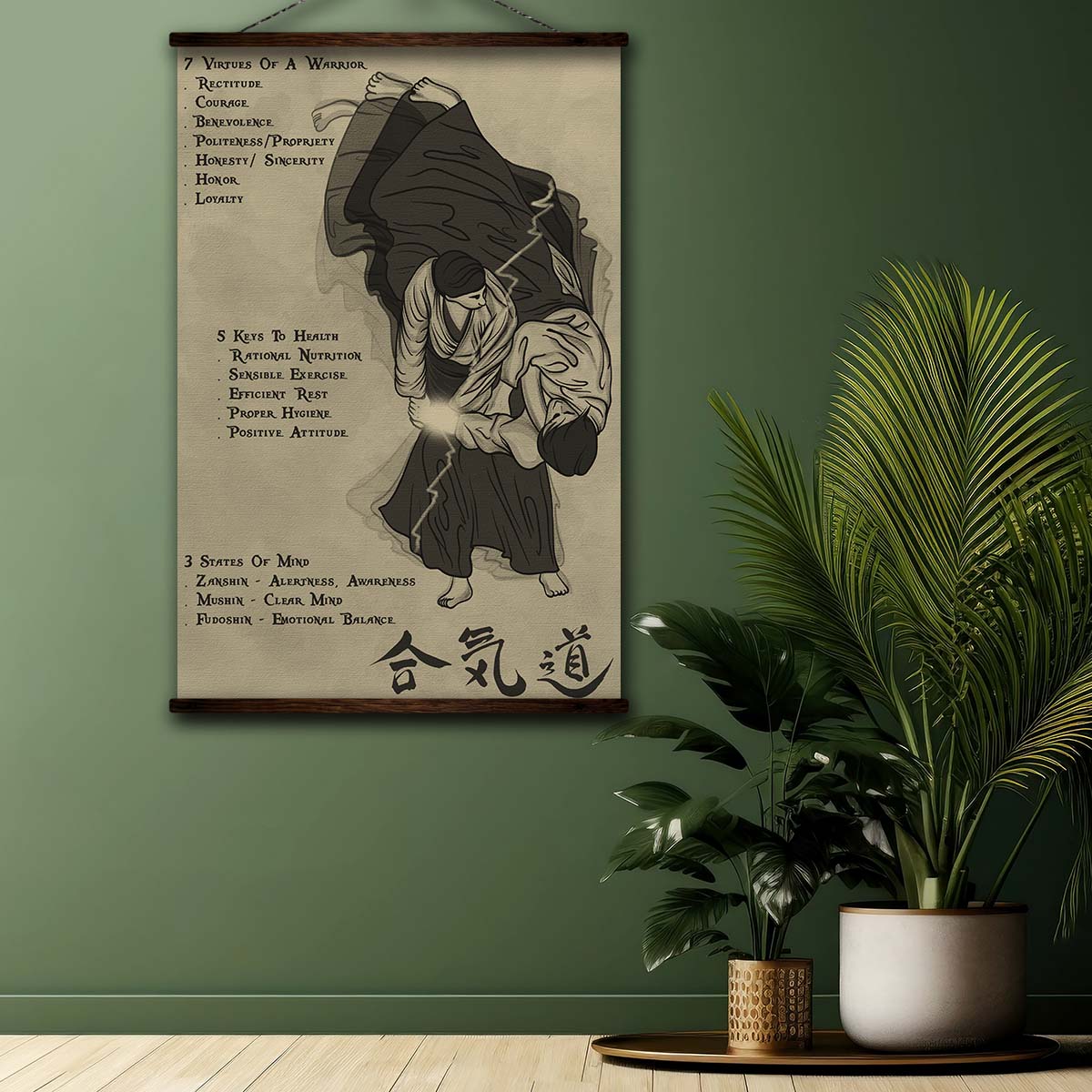 Aikido Wall Art - Aikido Poster - Aikido Canvas - 753 CODE - AI018 - Vertical Poster - Vertical Canvas