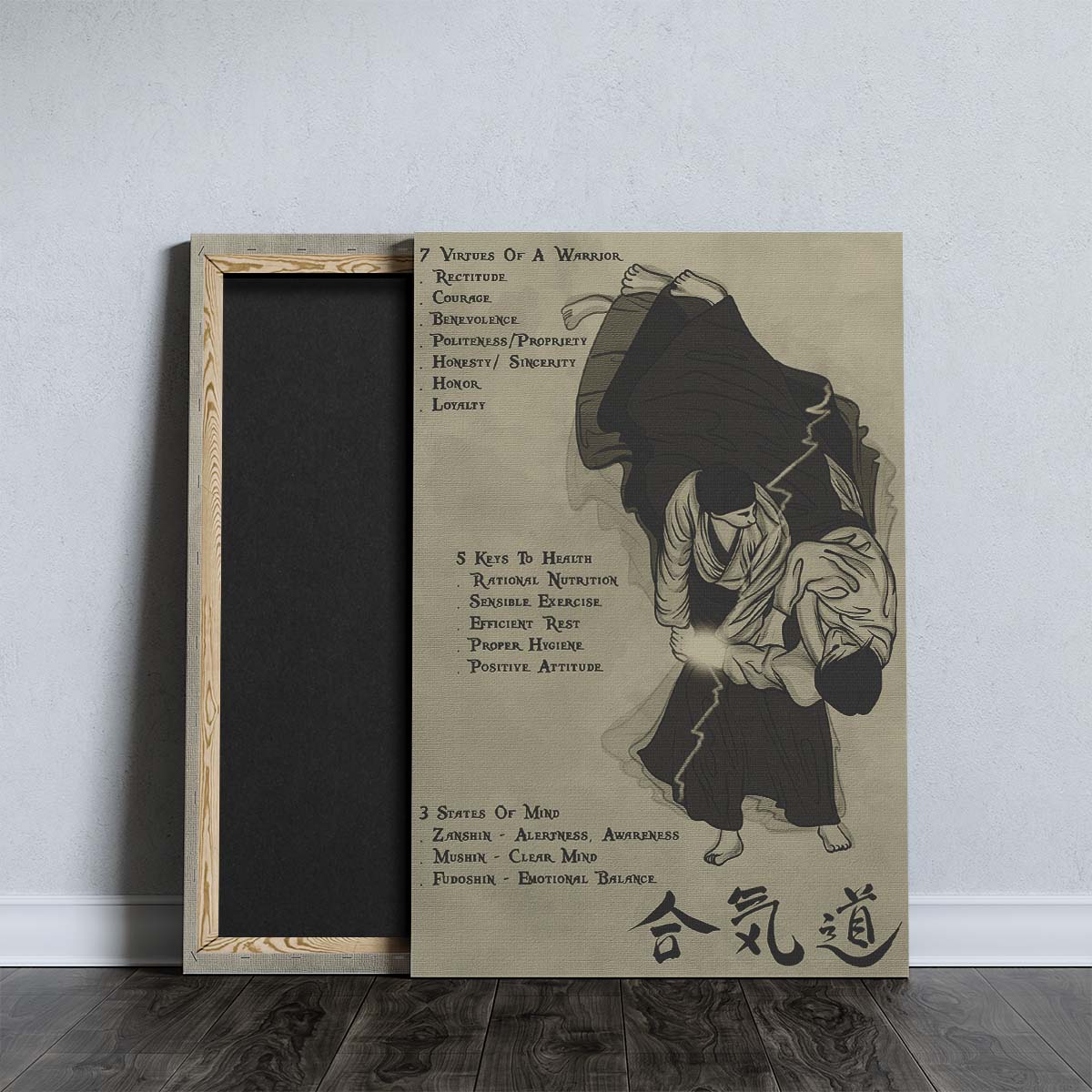 Aikido Wall Art - Aikido Poster - Aikido Canvas - 753 CODE - AI018 - Vertical Poster - Vertical Canvas