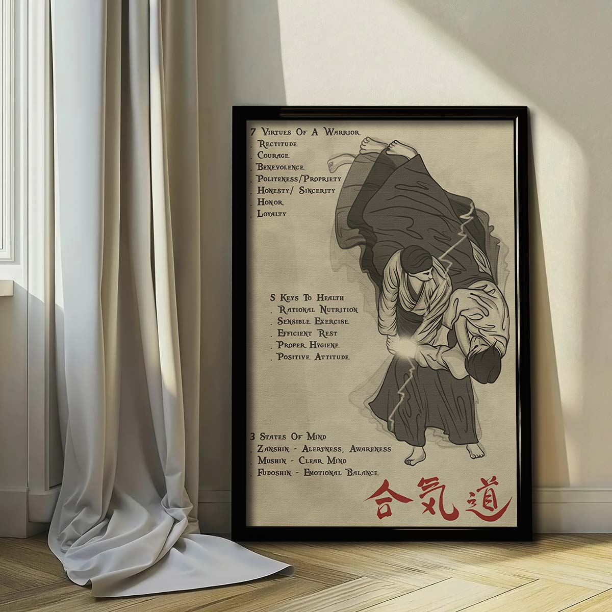 Aikido Wall Art - Aikido Poster - Aikido Canvas - 753 CODE - AI021 - Vertical Poster - Vertical Canvas