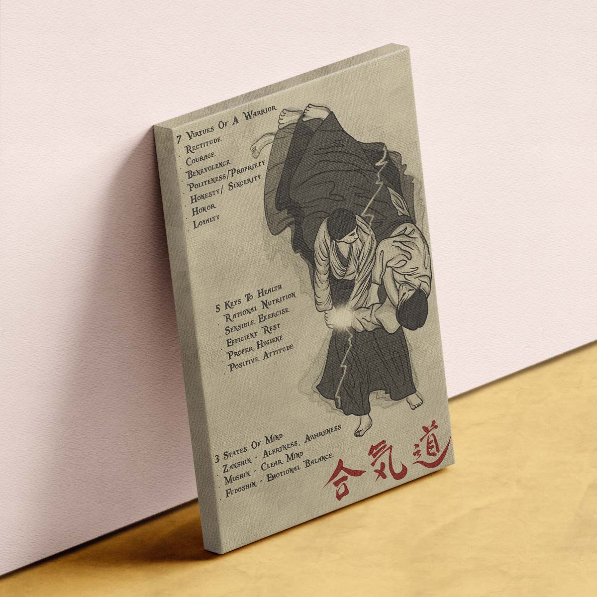 Aikido Wall Art - Aikido Poster - Aikido Canvas - 753 CODE - AI021 - Vertical Poster - Vertical Canvas