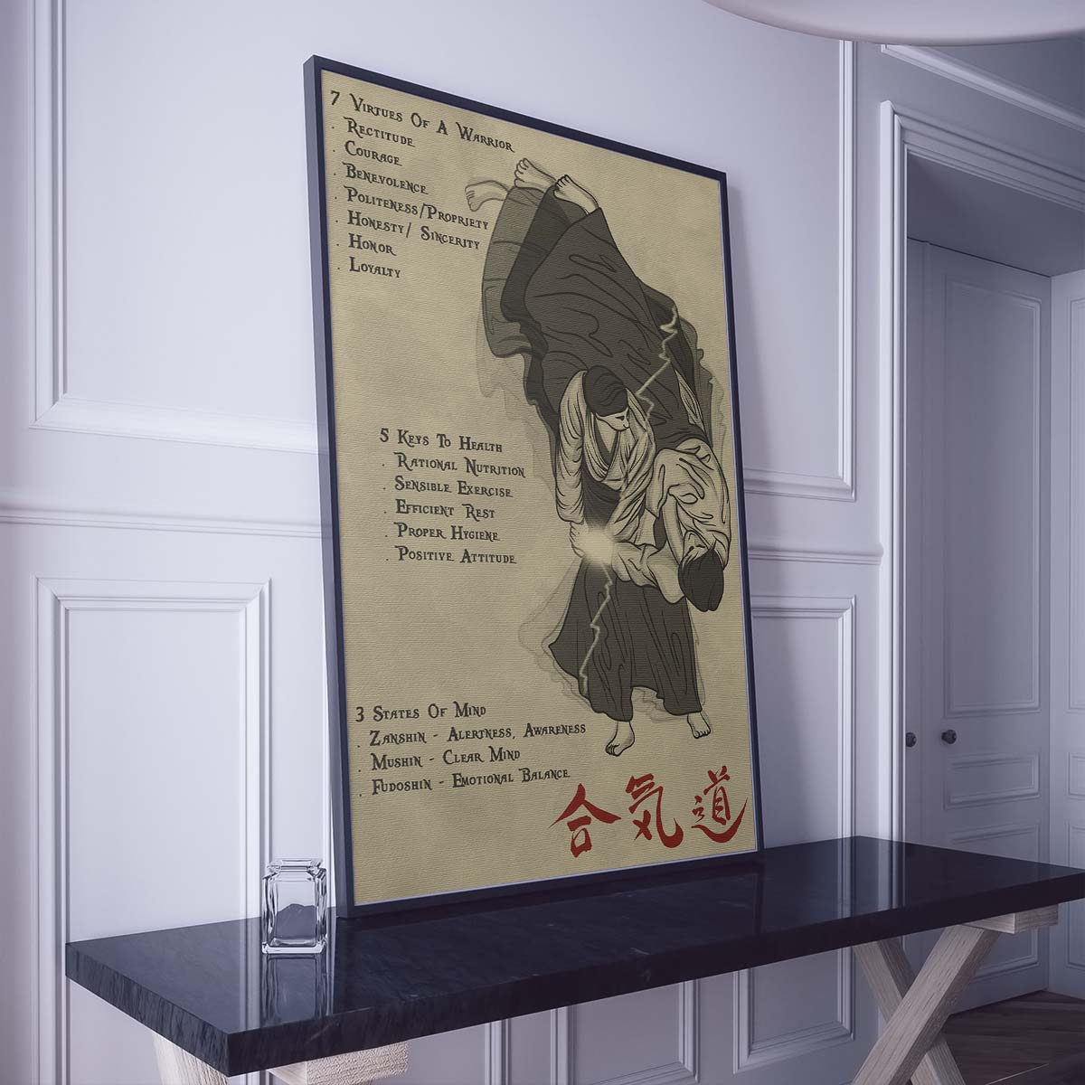 Aikido Wall Art - Aikido Poster - Aikido Canvas - 753 CODE - AI021 - Vertical Poster - Vertical Canvas