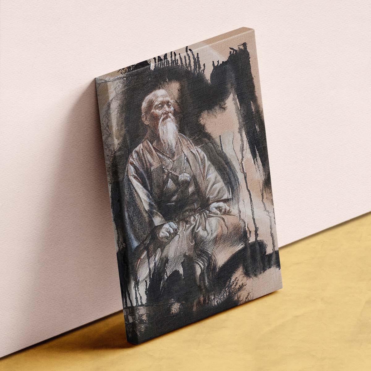 Aikido Wall Art - Aikido Poster - Aikido Canvas - Morihei Ueshiba - AI030 - Vertical Poster - Vertical Canvas