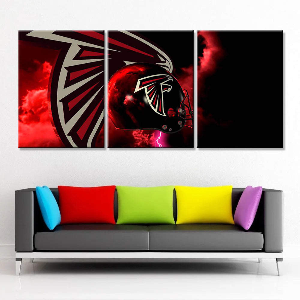 American Football Canvas Wall Art - AF5134 - Atlanta Falcons - NFL Teams