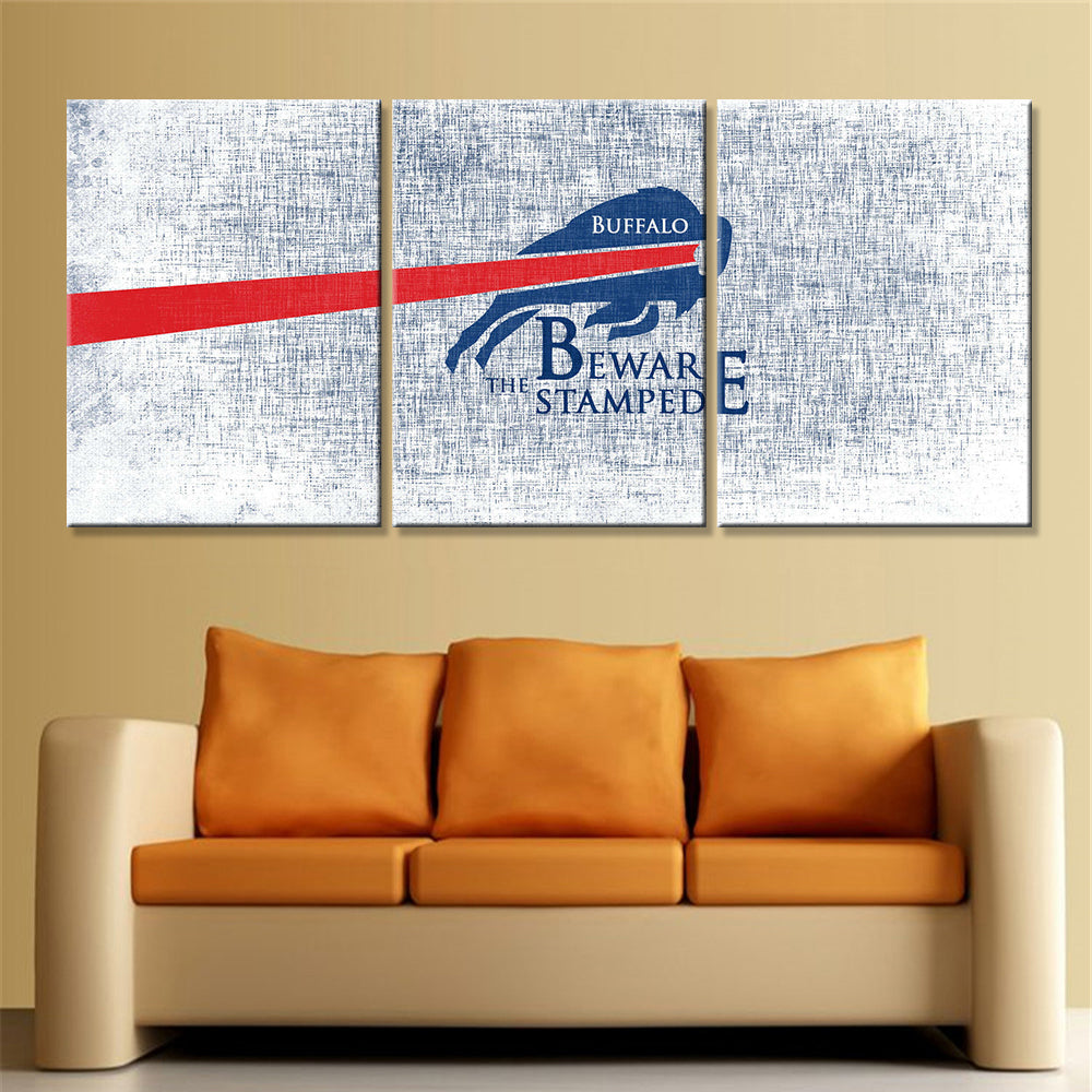 American Football Canvas Wall Art - AF5135 - Buffalo Bills - NFL Teams