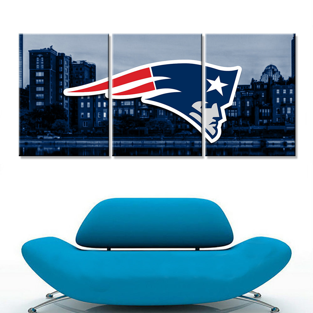 American Football Canvas Wall Art - AF5151 - New England Patriots - NFL Teams
