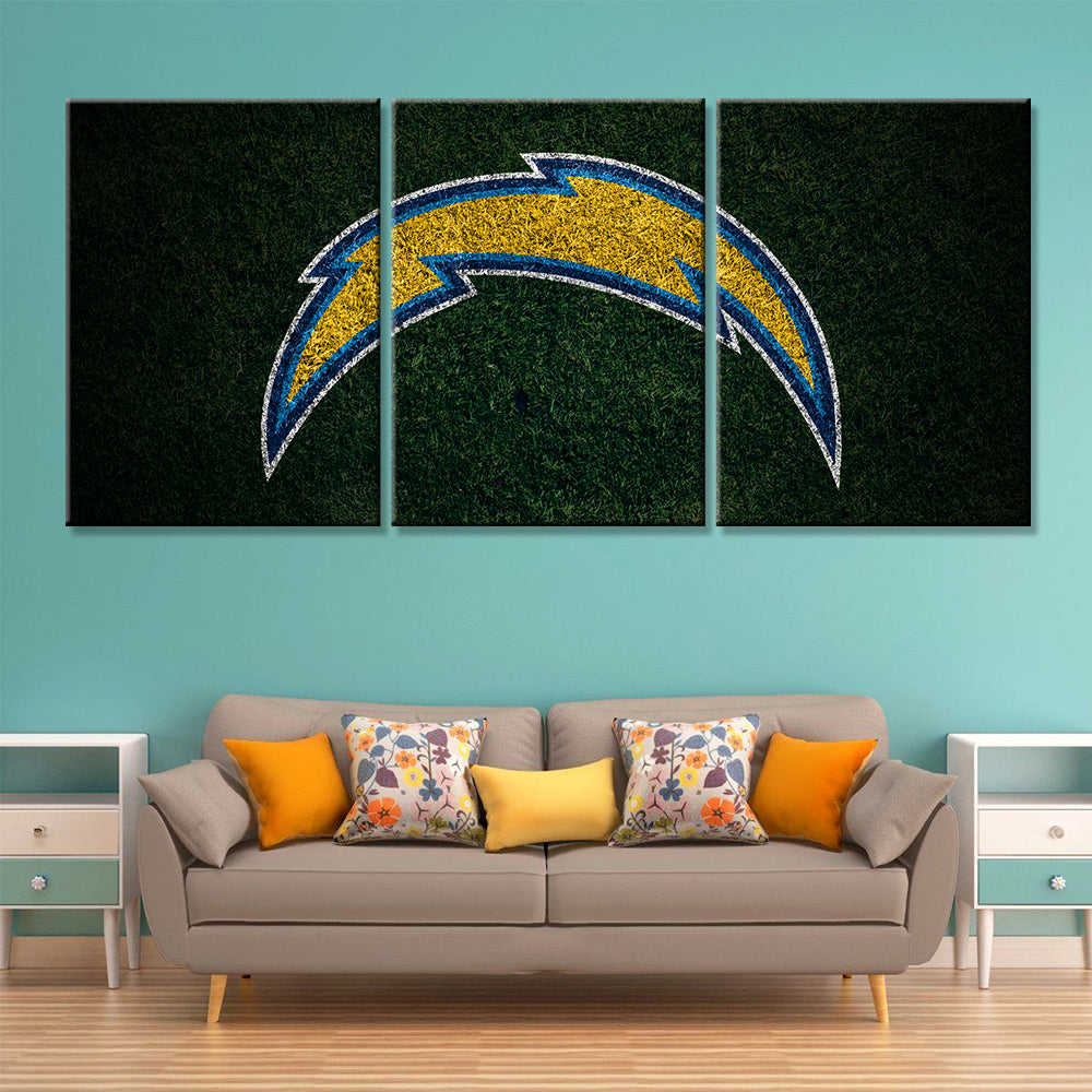 American Football Canvas Wall Art - AF5157 - San Diego Chargers - NFL Teams