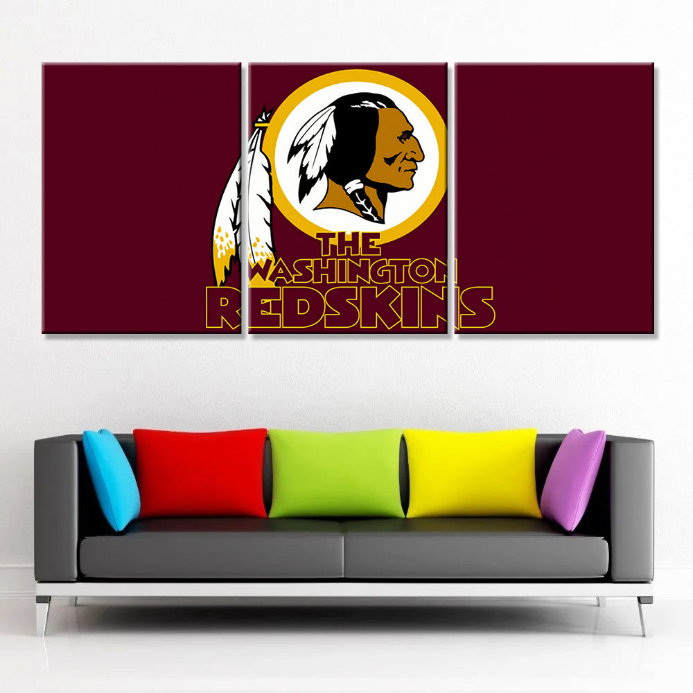 American Football Canvas Wall Art - AF5165 - Washington Redskins - NFL Teams