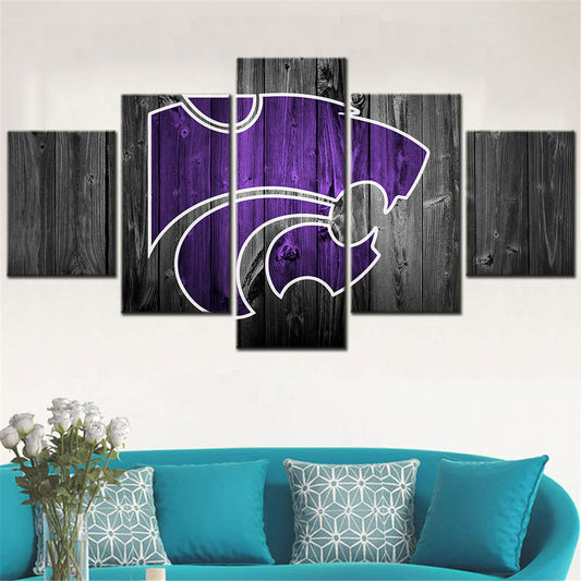 American Football Canvas Wall Art - AF5087 - Kansas State Wildcats Football