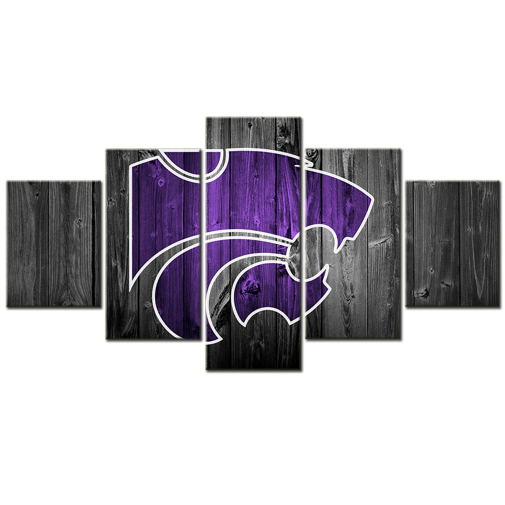 American Football Canvas Wall Art - AF5087 - Kansas State Wildcats Football