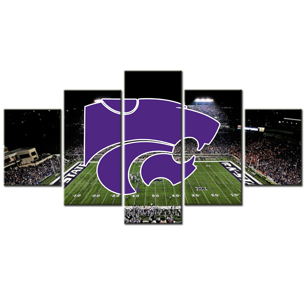 American Football Canvas Wall Art - AF5088 - Kansas State Wildcats Football Stadium