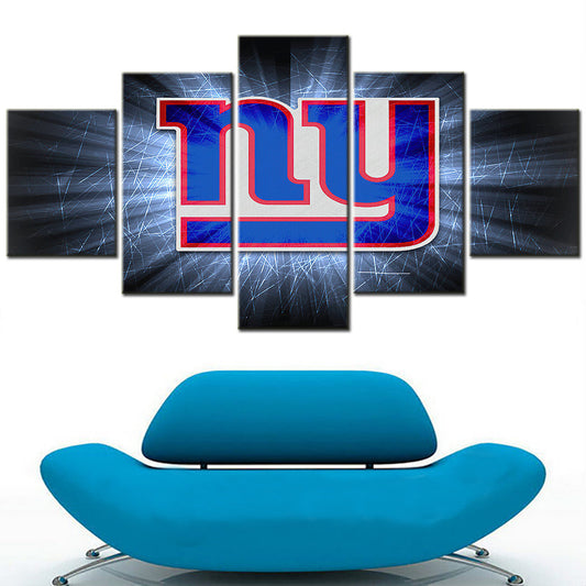 American Football - 5 Pieces Wall Art - AF5095 - New York Giants - American Football Poster - American Football Canvas