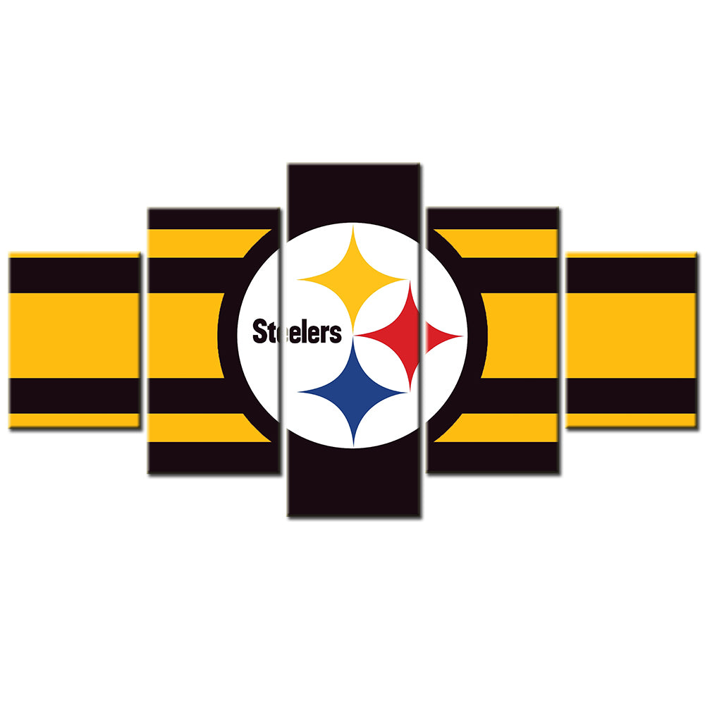 American Football Canvas Wall Art - AF5102 - Pittsburgh Steelers - NFL Teams