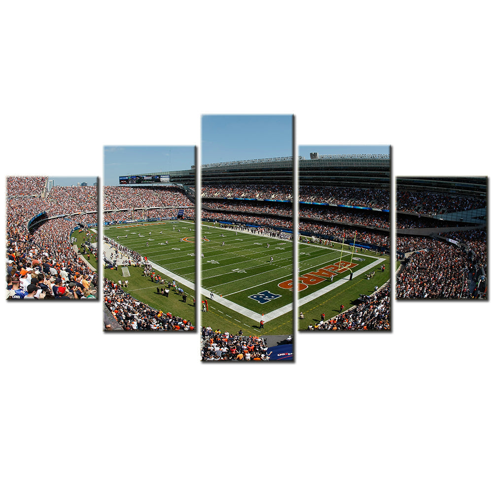 American Football Canvas Wall Art - AF5108 - Chicago Bears Soldier Field