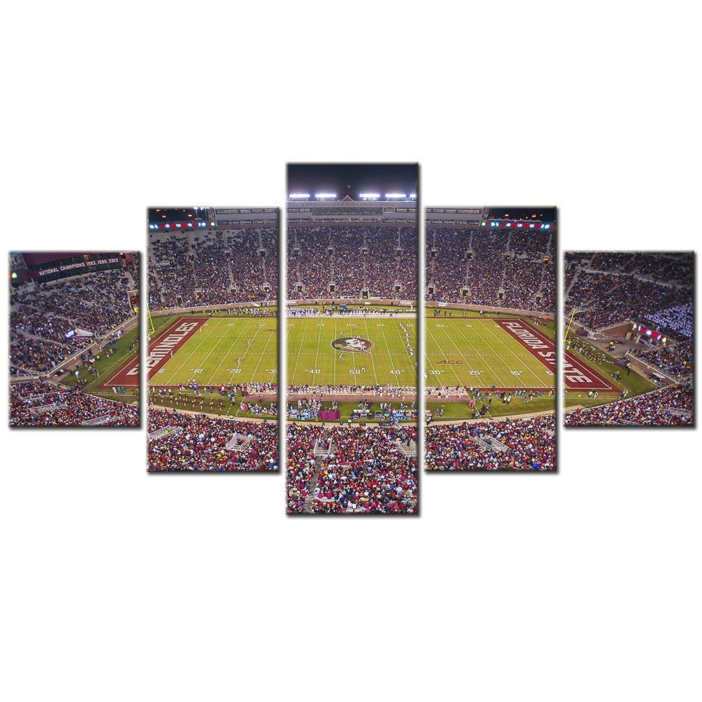American Football Canvas Wall Art - AF5109 - Doak S. Campbell Stadium - Florida State University