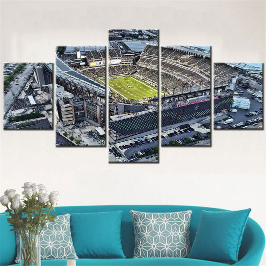 American Football - 5 Pieces Wall Art - AF5113 - Lincoln Financial Field - Philadelphia Eagles - American Football Poster - American Football Canvas