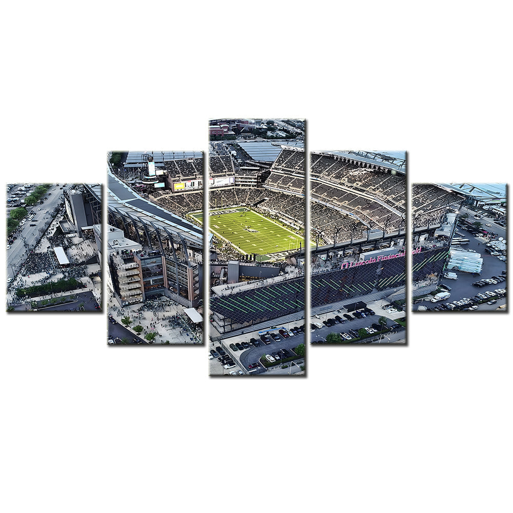 American Football Canvas Wall Art - AF5113 - Philadelphia Eagles - Lincoln Financial Field - NFL Teams