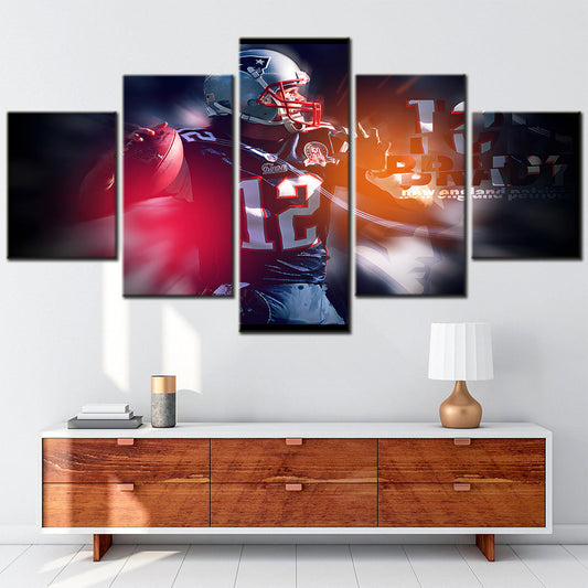 American Football Canvas Wall Art - AF5130 - Tampa Bay Buccaneers - NFL Teams