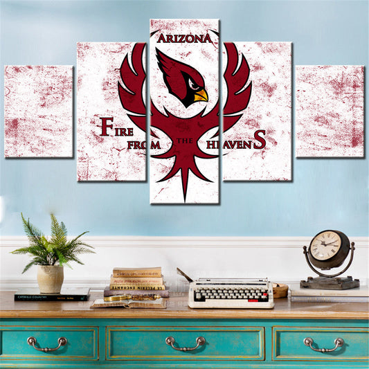 American Football Canvas Wall Art - AF5133 - Arizona Cardinals - Fire From The Heavens - NFL Teams