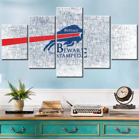 American Football Canvas Wall Art - AF5135 - Buffalo Bills - NFL Teams