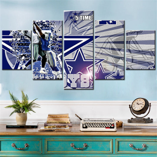 American Football Canvas Wall Art - AF5139 - Dallas Cowboys - NFL Teams