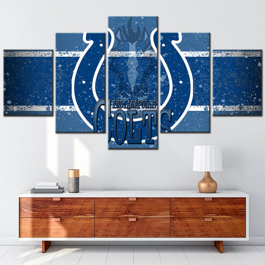 American Football Canvas Wall Art - AF5148 - Indianapolis Colts - NFL Teams