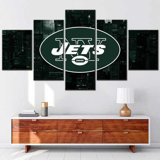 American Football Canvas Wall Art - AF5153 - New York Jets - NFL Teams