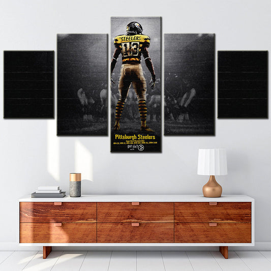 American Football Canvas Wall Art - AF5155 - Pittsburgh Steelers - NFL Teams