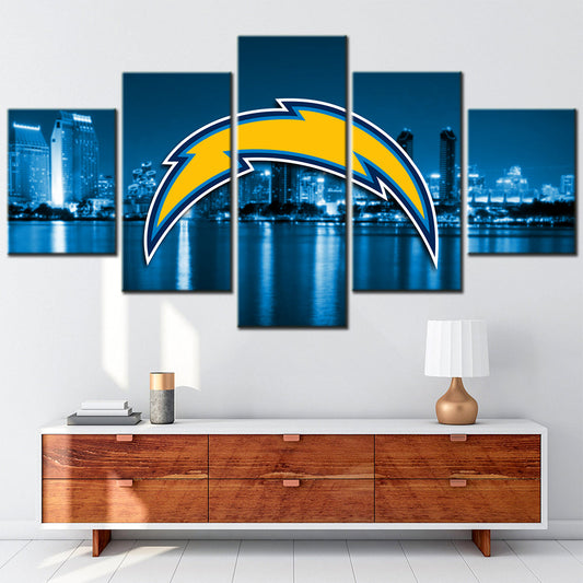 American Football Wall Art - AF5156 - San Diego Chargers - American Football Poster - American Football Canvas