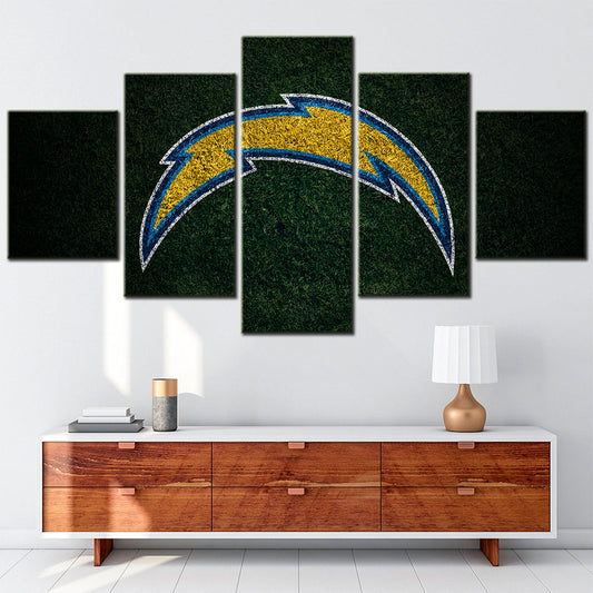 American Football Canvas Wall Art - AF5157 - San Diego Chargers - NFL Teams