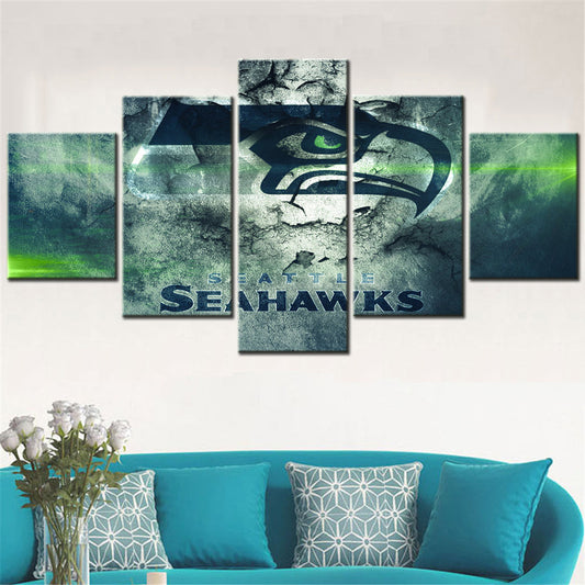American Football Wall Art - AF5159 - Seattle Seahawks - American Football Poster - American Football Canvas