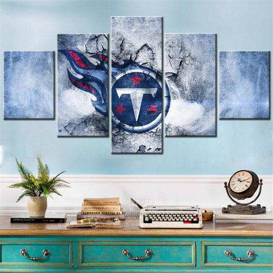 American Football Canvas Wall Art - AF5163 - Tennessee Titans - NFL Teams