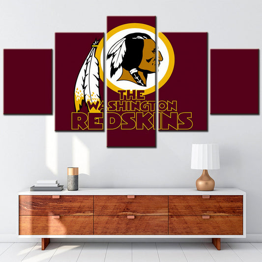American Football Canvas Wall Art - AF5165 - Washington Redskins - NFL Teams