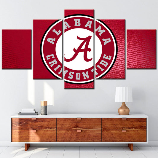 American Football Canvas Wall Art - AF5030 - Alabama Crimson Tide Football