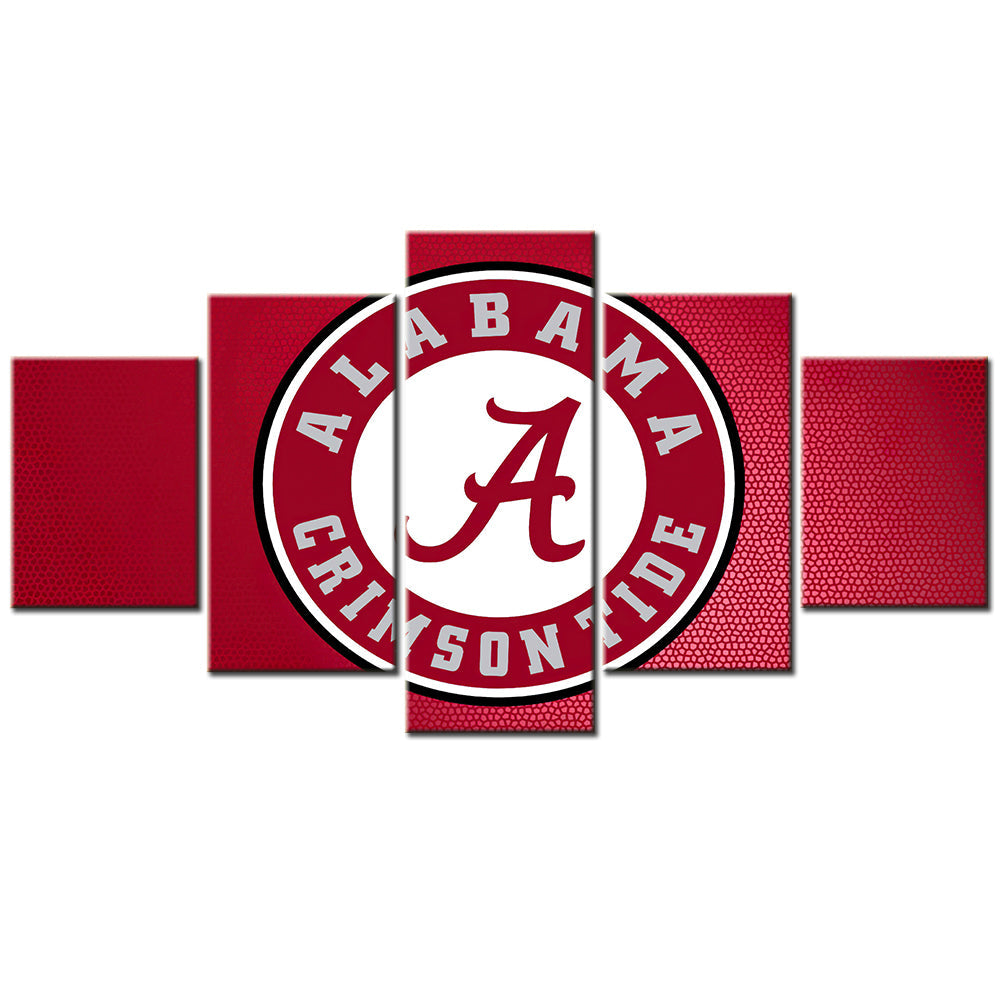 American Football Canvas Wall Art - AF5030 - Alabama Crimson Tide Football
