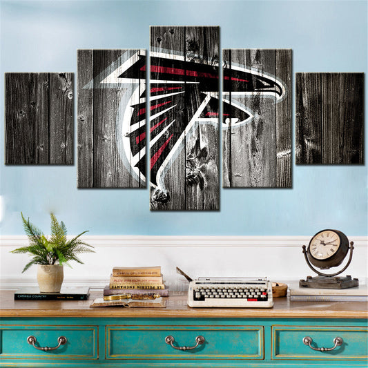 American Football Canvas Wall Art - AF5031 - Atlanta Falcons - NFL Teams