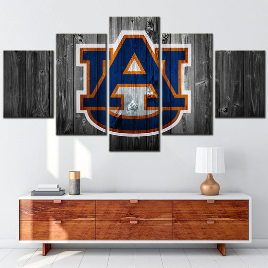 American Football Canvas Wall Art - AF5035 - Auburn Tigers Football