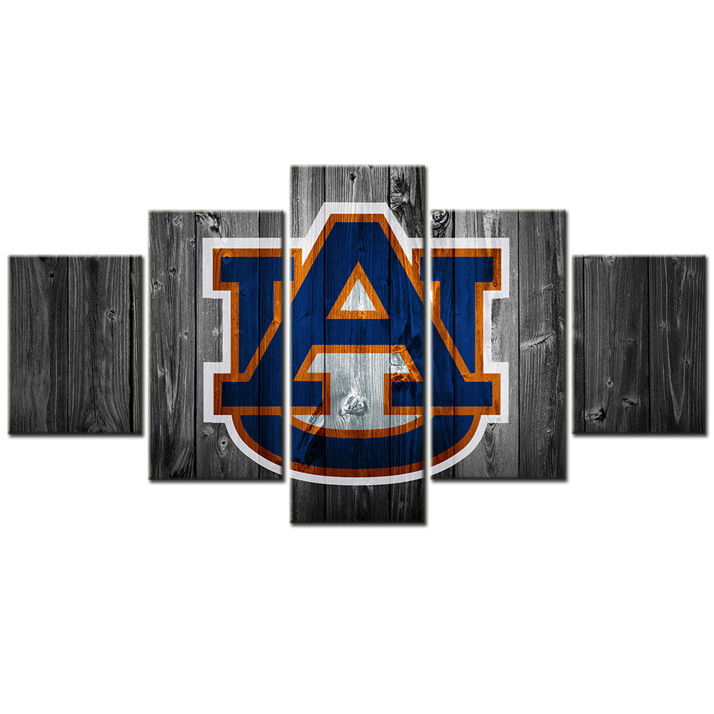 American Football Canvas Wall Art - AF5035 - Auburn Tigers Football
