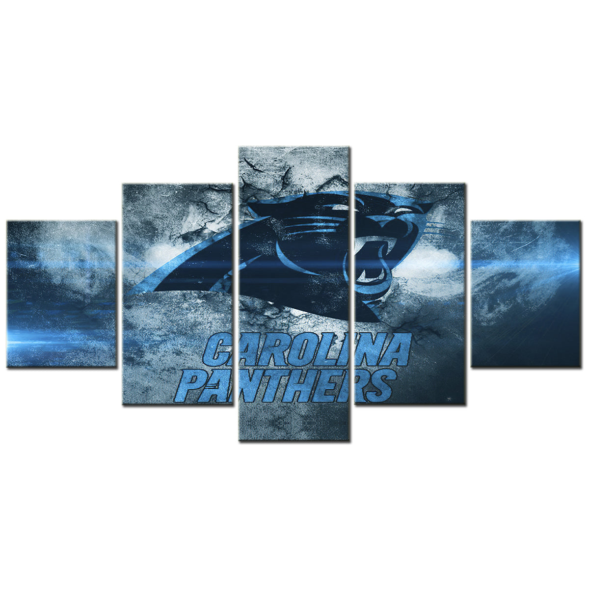 American Football Canvas Wall Art - AF5003 - Carolina Panthers - NFL Teams