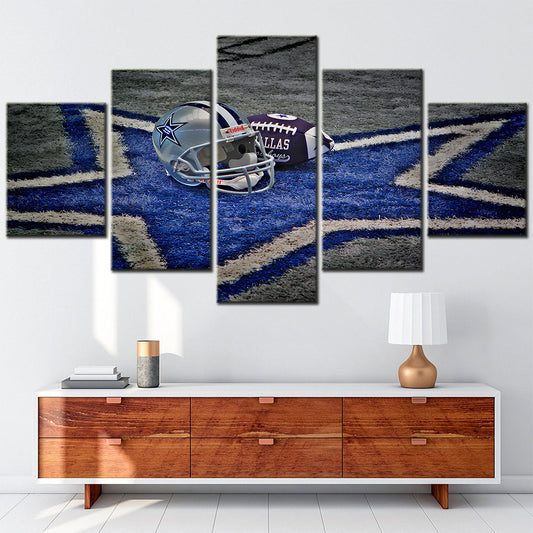 American Football - 5 Pieces Wall Art - AF5048 - Dallas Cowboys - American Football Poster - American Football Canvas