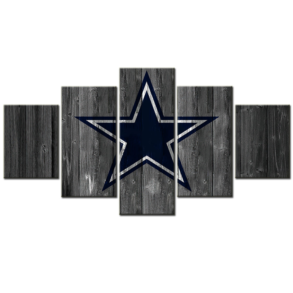American Football Canvas Wall Art - AF5049 - Dallas Cowboys - NFL Teams