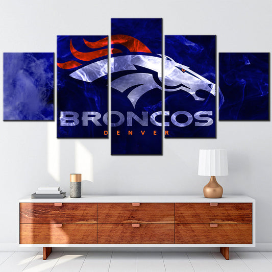American Football Canvas Wall Art - AF5006 - Denver Broncos - NFL Teams