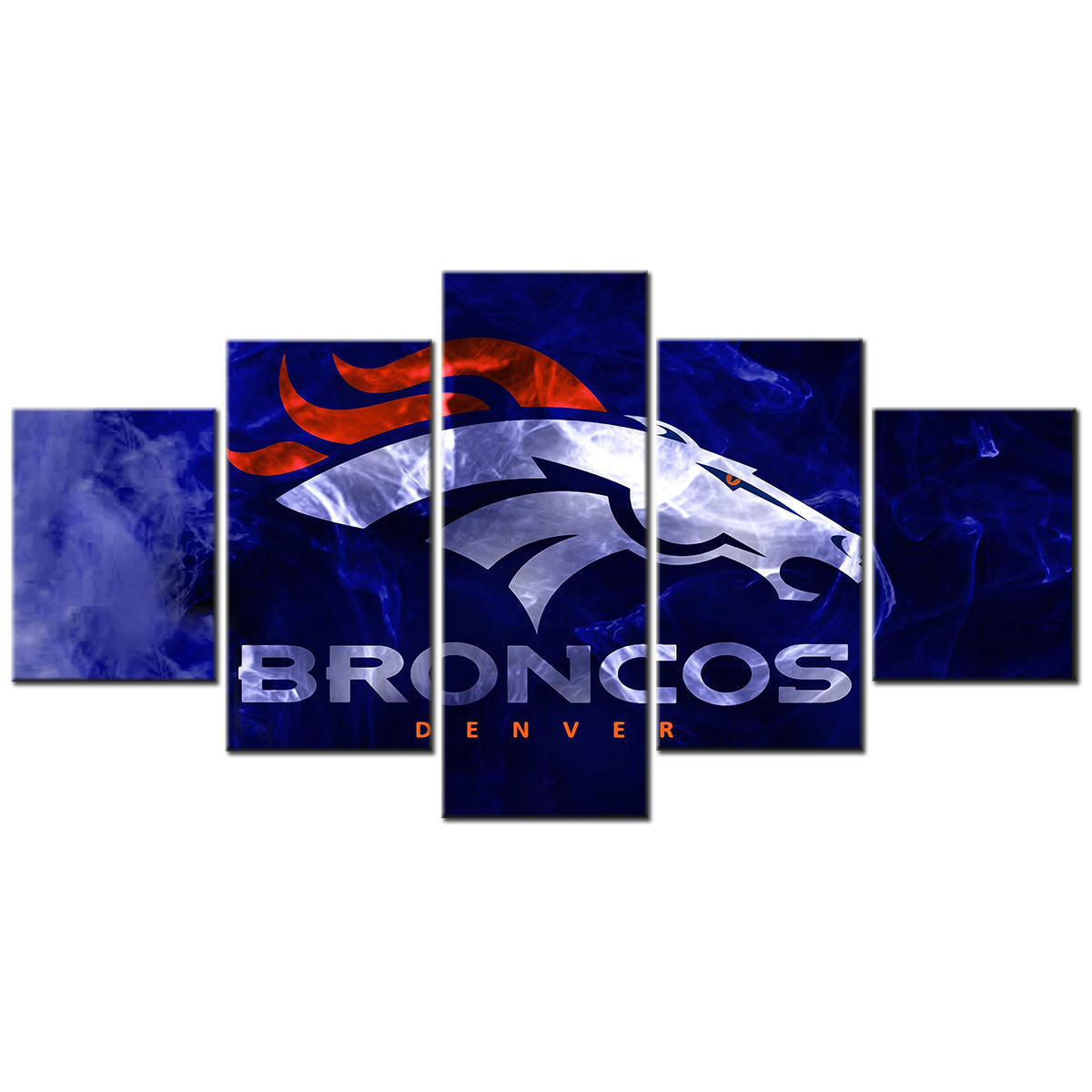 American Football Canvas Wall Art - AF5006 - Denver Broncos - NFL Teams