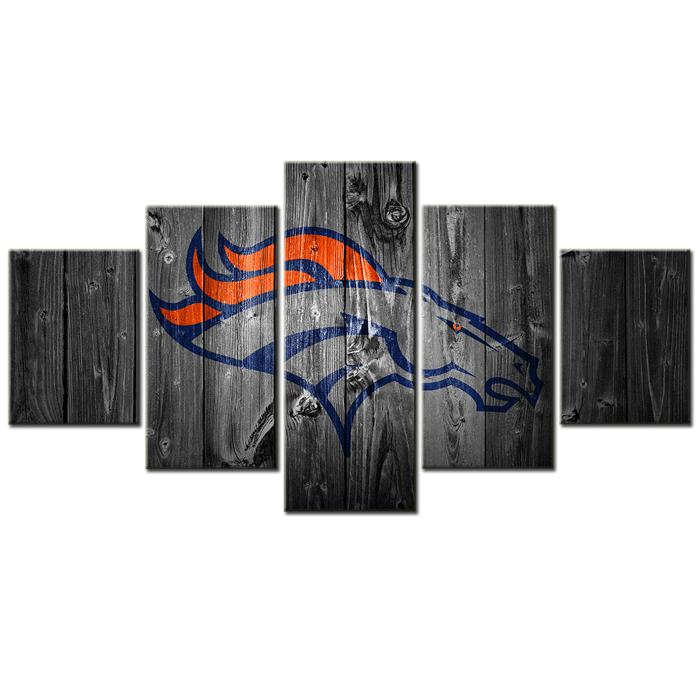 American Football Canvas Wall Art - AF5052 - Denver Broncos - NFL Teams