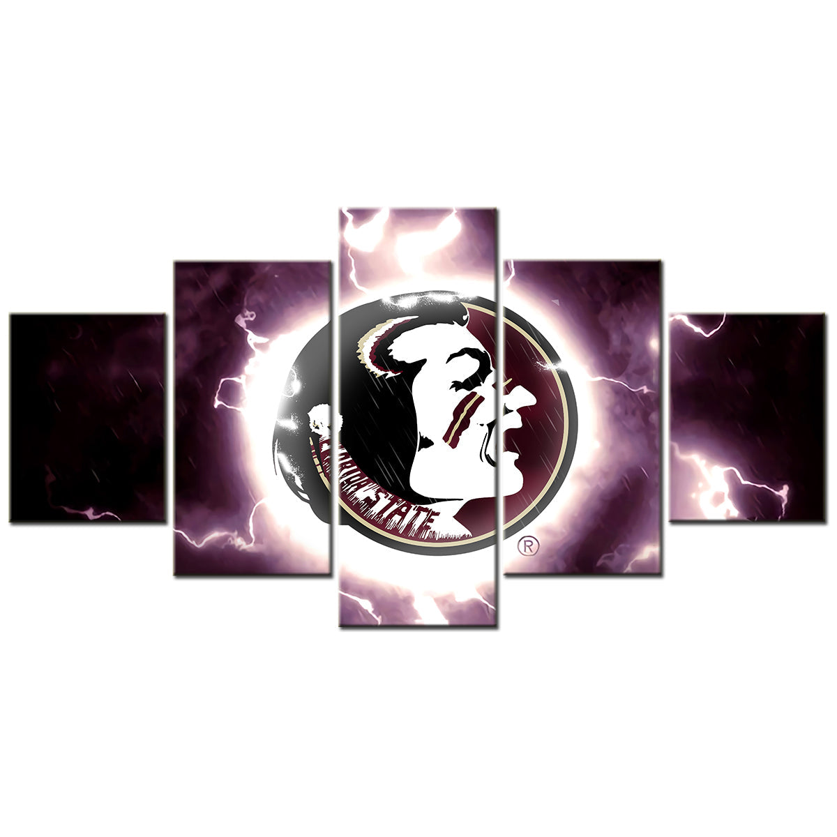 American Football Canvas Wall Art - AF5008 - Florida State Seminoles - NFL Teams