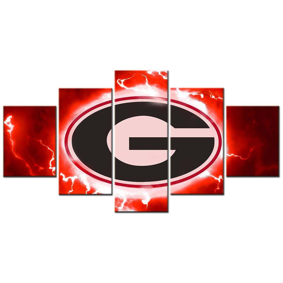 American Football Canvas Wall Art - AF5009 - Georgia Bulldogs Football - NFL Teams