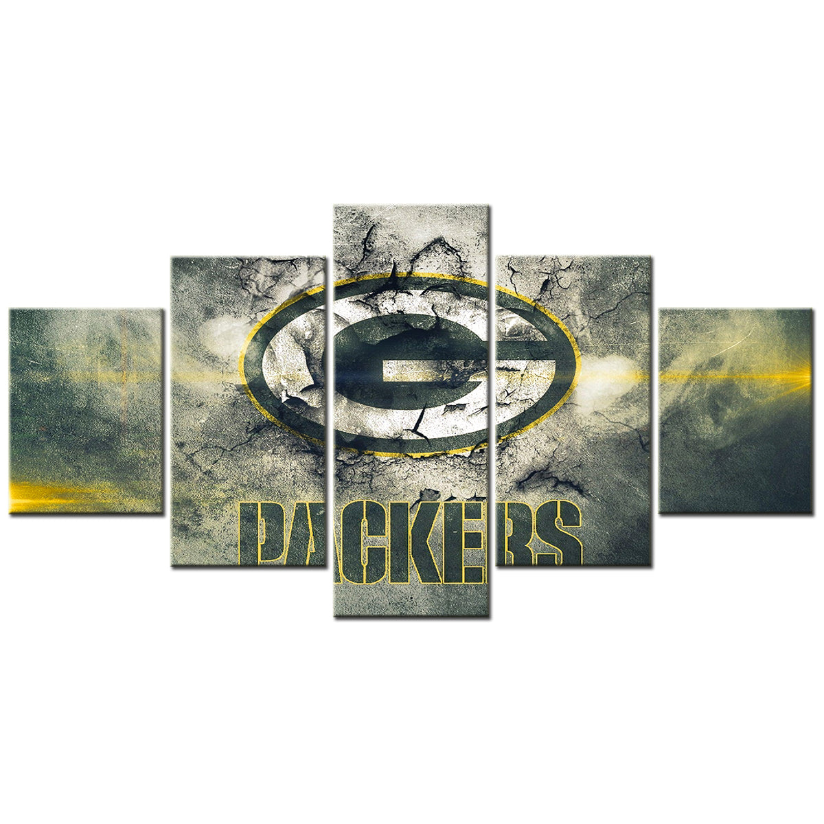 American Football Canvas Wall Art - AF5010 - Green Bay Packers - NFL Teams