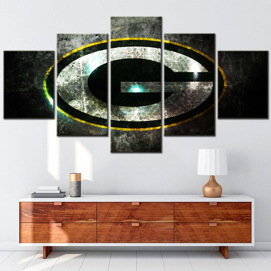 American Football Canvas Wall Art - AF5063 - Green Bay Packers - NFL Teams