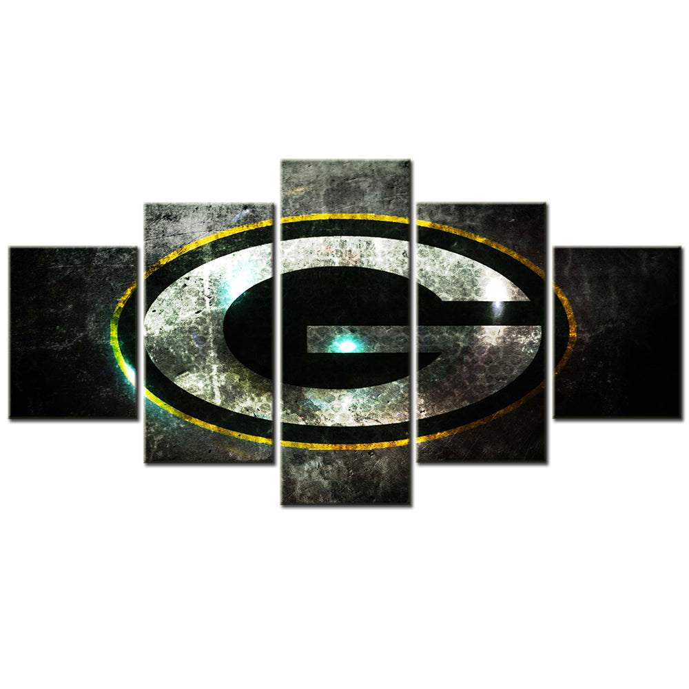 American Football Canvas Wall Art - AF5063 - Green Bay Packers - NFL Teams
