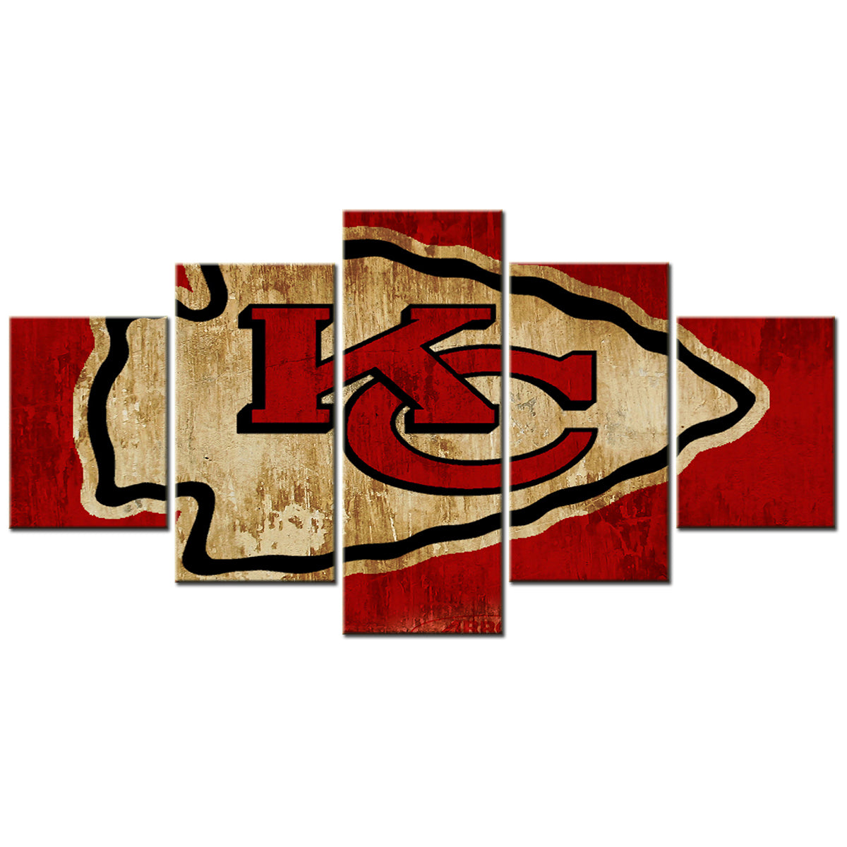 American Football Canvas Wall Art - AF5012 - Kansas City Chiefs - NFL Teams